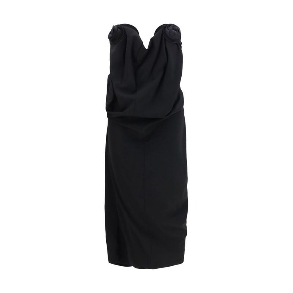 Magda Butrym Black Wool Oves Aries Cocktail Women's Dress